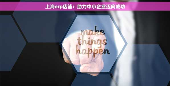 上海erp店铺：助力中小企业迈向成功