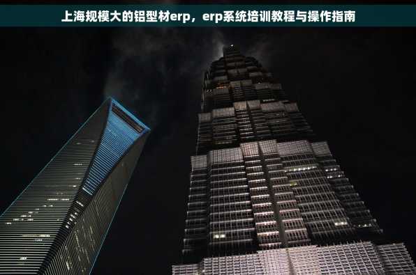 上海规模大的铝型材erp，erp系统培训教程与操作指南