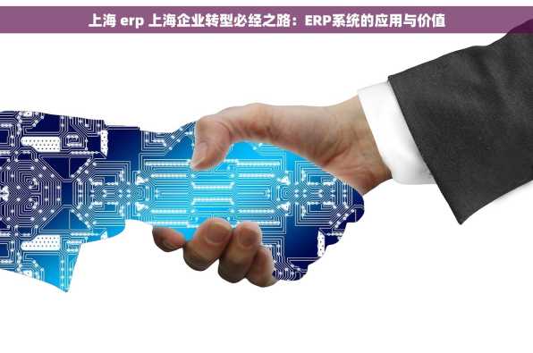 上海 erp 上海企业转型必经之路：ERP系统的应用与价值
