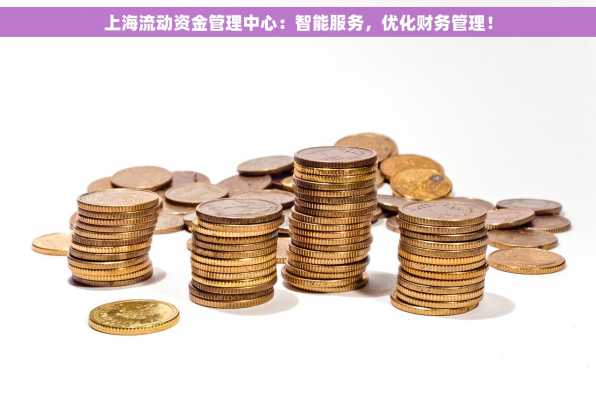 上海流动资金管理中心：智能服务，优化财务管理！