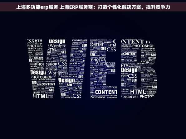 上海多功能erp服务 上海ERP服务商：打造个性化解决方案，提升竞争力