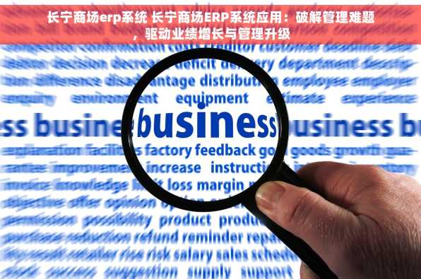 长宁商场erp系统 长宁商场ERP系统应用：破解管理难题，驱动业绩增长与管理升级