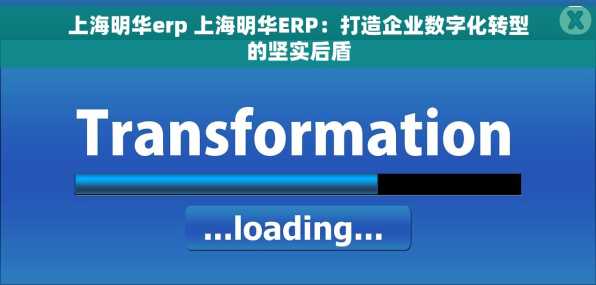 上海明华erp 上海明华ERP：打造企业数字化转型的坚实后盾