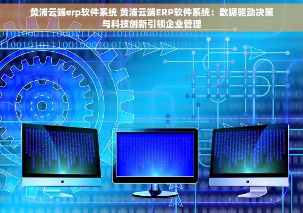 黄浦云端erp软件系统 黄浦云端ERP软件系统：数据驱动决策与科技创新引领企业管理