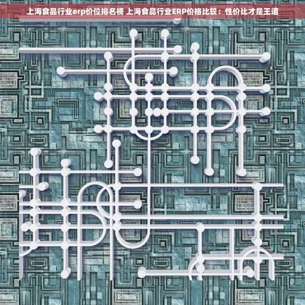 上海食品行业erp价位排名榜 上海食品行业ERP价格比较：性价比才是王道
