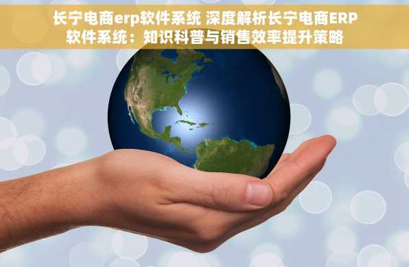 长宁电商erp软件系统 深度解析长宁电商ERP软件系统：知识科普与销售效率提升策略