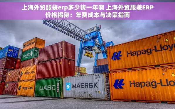 上海外贸服装erp多少钱一年啊 上海外贸服装ERP价格揭秘：年费成本与决策指南
