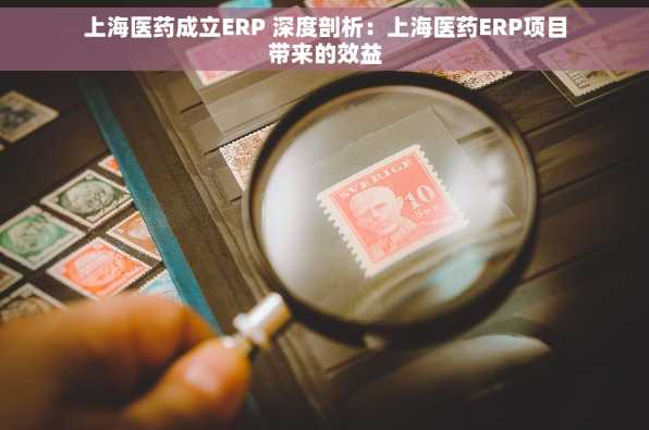 上海医药成立ERP 深度剖析：上海医药ERP项目带来的效益