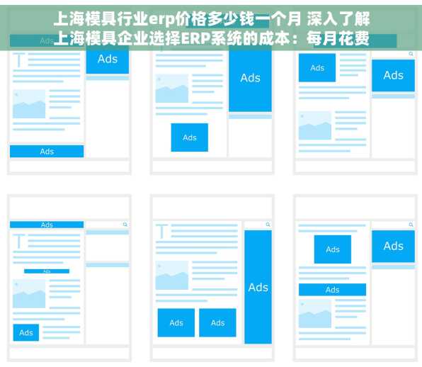 上海模具行业erp价格多少钱一个月 深入了解上海模具企业选择ERP系统的成本：每月花费概览