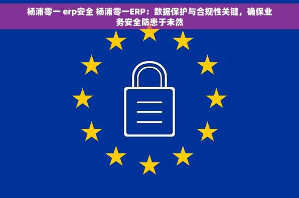 杨浦零一 erp安全 杨浦零一ERP：数据保护与合规性关键，确保业务安全防患于未然