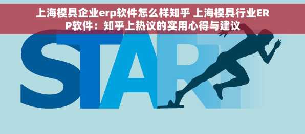 上海模具企业erp软件怎么样知乎 上海模具行业ERP软件：知乎上热议的实用心得与建议