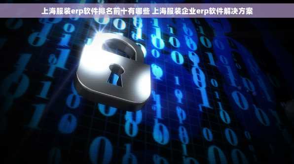 上海服装erp软件排名前十有哪些 上海服装企业erp软件解决方案