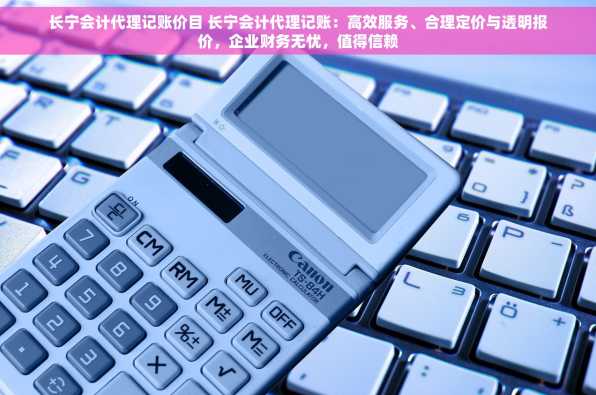 长宁会计代理记账价目 长宁会计代理记账：高效服务、合理定价与透明报价，企业财务无忧，值得信赖