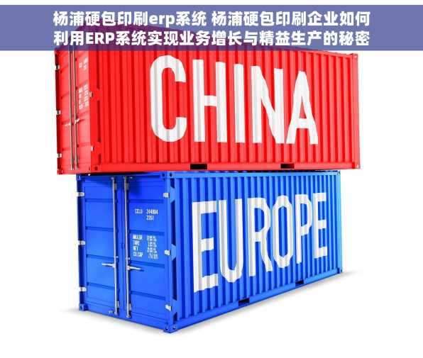 杨浦硬包印刷erp系统 杨浦硬包印刷企业如何利用ERP系统实现业务增长与精益生产的秘密武器
