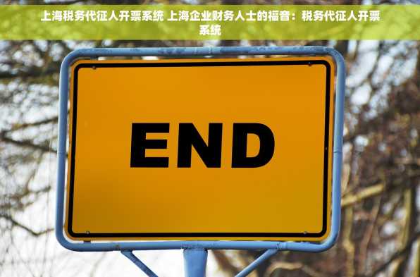 上海税务代征人开票系统 上海企业财务人士的福音：税务代征人开票系统