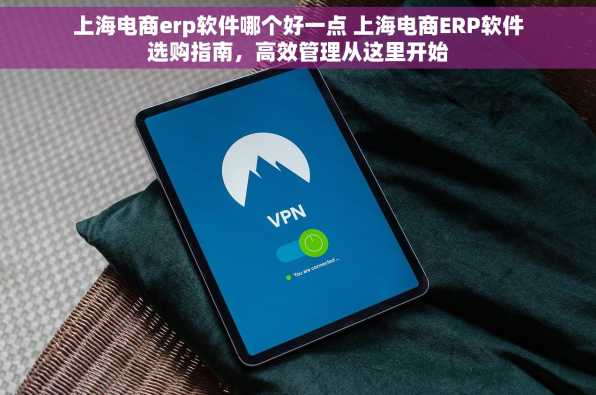 上海电商erp软件哪个好一点 上海电商ERP软件选购指南，高效管理从这里开始