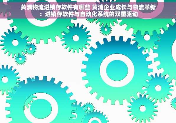 黄浦物流进销存软件有哪些 黄浦企业成长与物流革新：进销存软件与自动化系统的双重驱动