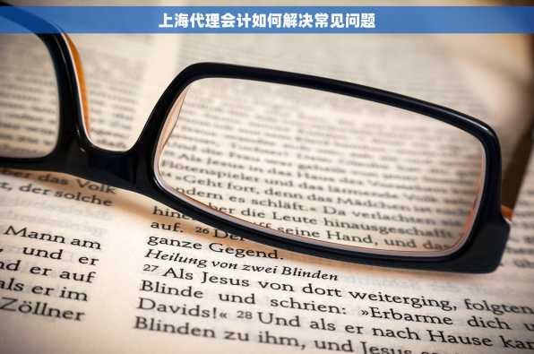 上海代理会计如何解决常见问题