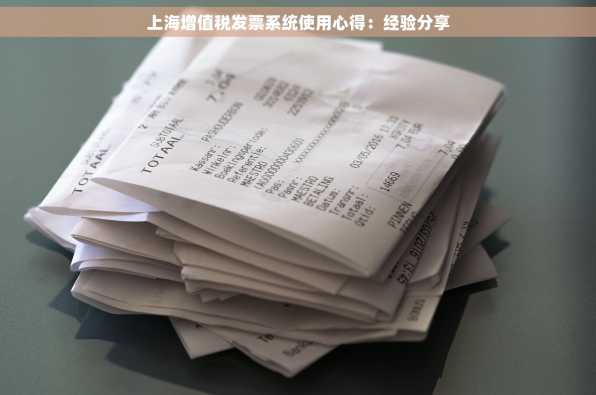 上海增值税发票系统使用心得：经验分享