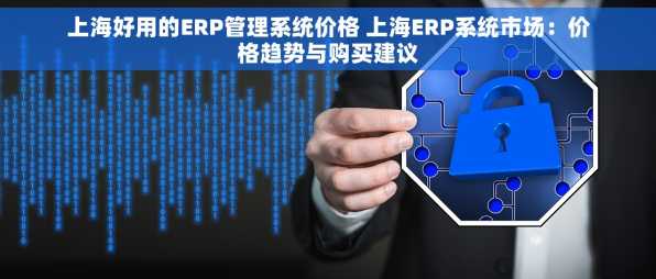 上海好用的ERP管理系统价格 上海ERP系统市场：价格趋势与购买建议