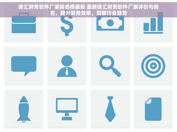 徐汇财务软件厂家排名榜最新 最新徐汇财务软件厂家评价与排名，提升财务效率，洞察行业趋势
