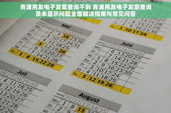 青浦用友电子发票查询不到 青浦用友电子发票查询及未显示问题全面解决指南与常见问答