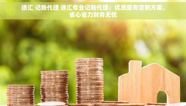 徐汇 记账代理 徐汇专业记账代理：优质服务定制方案，省心省力财务无忧