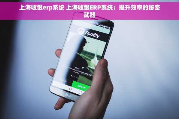 上海收银erp系统 上海收银ERP系统：提升效率的秘密武器