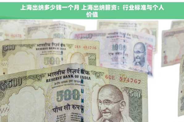 上海出纳多少钱一个月 上海出纳薪资：行业标准与个人价值