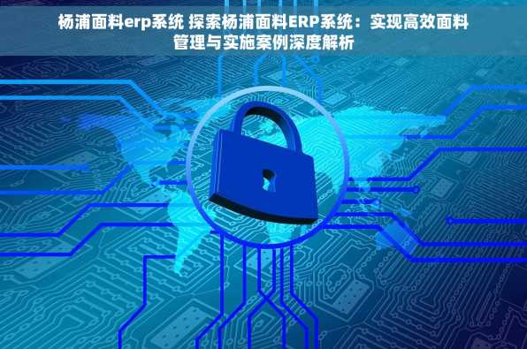 杨浦面料erp系统 探索杨浦面料ERP系统：实现高效面料管理与实施案例深度解析