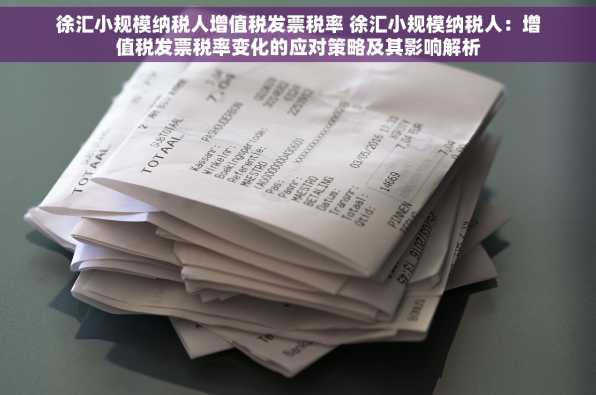 徐汇小规模纳税人增值税发票税率 徐汇小规模纳税人：增值税发票税率变化的应对策略及其影响解析