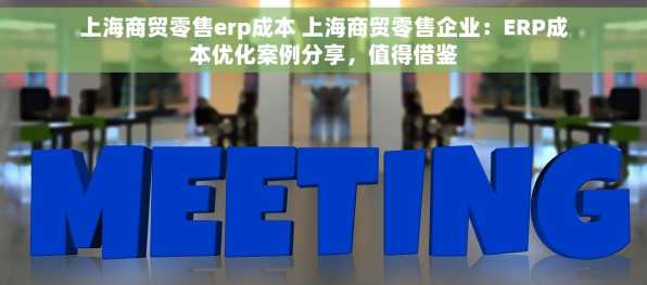 上海商贸零售erp成本 上海商贸零售企业：ERP成本优化案例分享，值得借鉴