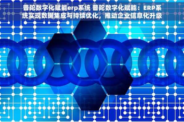 普陀数字化赋能erp系统 普陀数字化赋能：ERP系统实现数据集成与持续优化，推动企业信息化升级