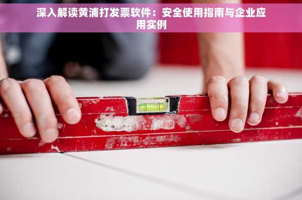 深入解读黄浦打发票软件：安全使用指南与企业应用实例
