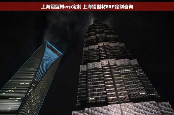 上海铝型材erp定制 上海铝型材ERP定制咨询