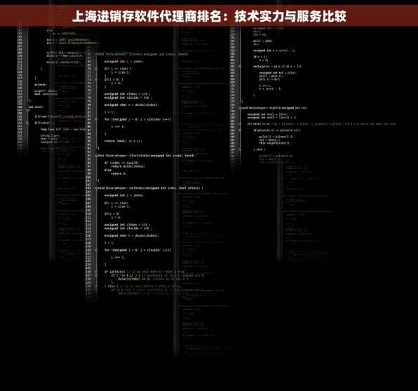 上海进销存软件代理商排名：技术实力与服务比较