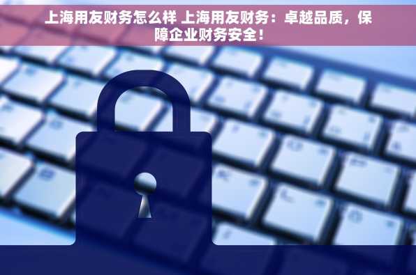 上海用友财务怎么样 上海用友财务：卓越品质，保障企业财务安全！
