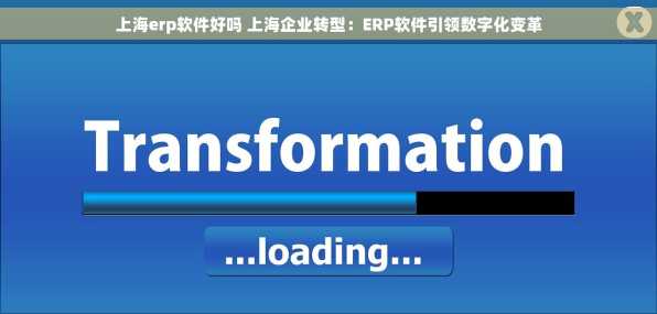 上海erp软件好吗 上海企业转型：ERP软件引领数字化变革