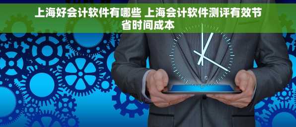 上海好会计软件有哪些 上海会计软件测评有效节省时间成本