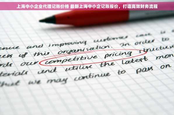 上海中小企业代理记账价格 最新上海中小企记账报价，打造高效财务流程