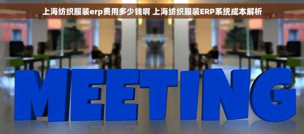 上海纺织服装erp费用多少钱啊 上海纺织服装ERP系统成本解析