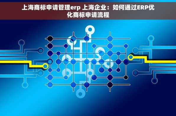上海商标申请管理erp 上海企业：如何通过ERP优化商标申请流程