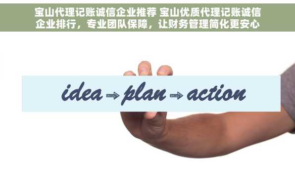 宝山代理记账诚信企业推荐 宝山优质代理记账诚信企业排行，专业团队保障，让财务管理简化更安心