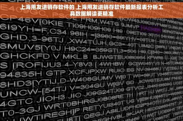 上海用友进销存软件的 上海用友进销存软件最新报表分析工具数据解读更精准