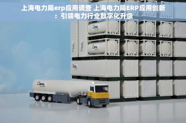上海电力局erp应用调查 上海电力局ERP应用创新：引领电力行业数字化升级
