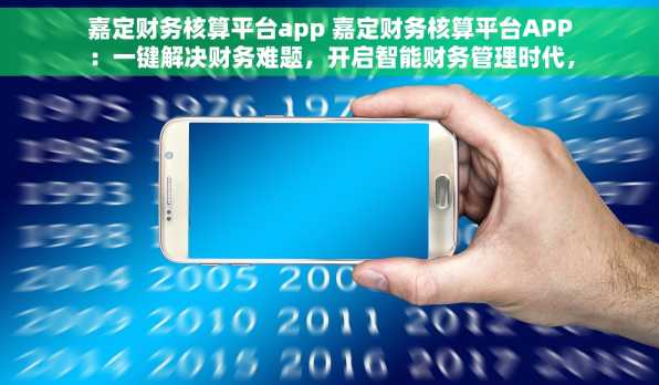 嘉定财务核算平台app 嘉定财务核算平台APP：一键解决财务难题，开启智能财务管理时代，打造高效财务运营系统