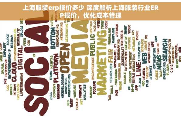 上海服装erp报价多少 深度解析上海服装行业ERP报价，优化成本管理