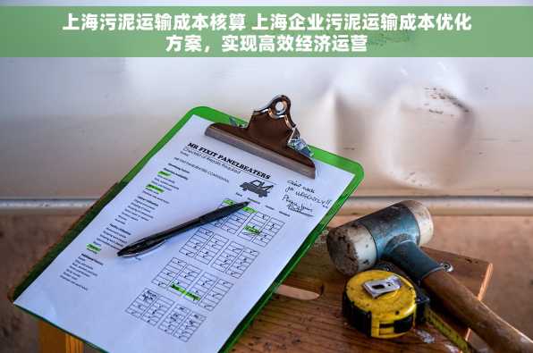上海污泥运输成本核算 上海企业污泥运输成本优化方案，实现高效经济运营