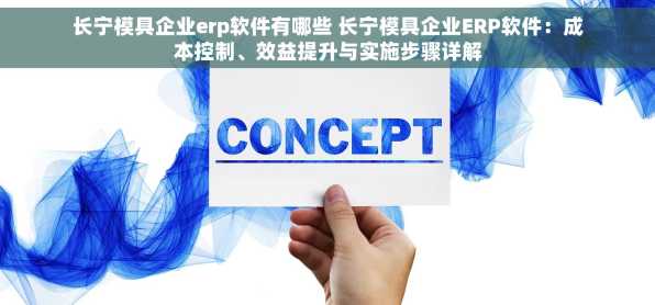长宁模具企业erp软件有哪些 长宁模具企业ERP软件：成本控制、效益提升与实施步骤详解
