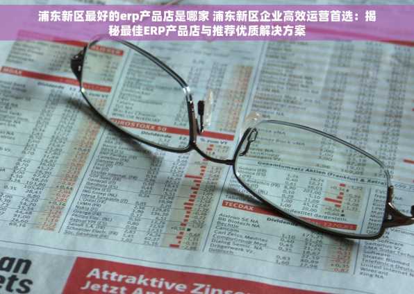 浦东新区最好的erp产品店是哪家 浦东新区企业高效运营首选：揭秘最佳ERP产品店与推荐优质解决方案